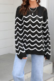 Scallop Crochet Knit Pullover Sweaters
