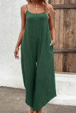 Plain Spaghetti One Piece Jumpsuit