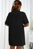 Plain Button Up 2PCS Pajamas Set