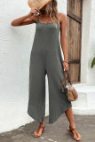 Plain Spaghetti One Piece Jumpsuit