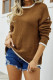 Colorblock Knitting Pullover Sweater