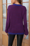 Stripes Crew Neck Knitting Sweater