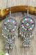 Metal Tassle Necklace and Earrings Set