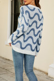 Scallop Knit Pullover Sweater