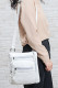 Retro PU Zipper Crossbody Bag