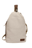 Plain Big Capacity Canvas Sling Bag MOQ 3pcs