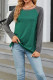 Plain Crew Neck Long Sleeves Jersey Top