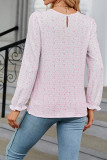 Floral Print Puff Long Sleeves Top