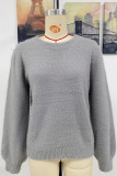 Lace Crochet Fleece Knitting Sweater