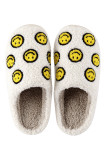 Smiles Knit Fluffy Slippers