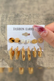 Alloy And Pearls Earrings Sets MOQ 3pcs