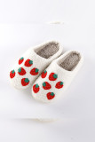 Strawberry Knit Flurry Slippers