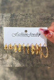 Alloy And Pearls Earrings Sets MOQ 3pcs