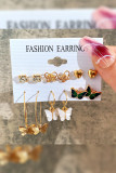 Alloy And Pearls Earrings Sets MOQ 3pcs