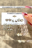Alloy And Pearls Earrings Sets MOQ 3pcs