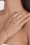 Alloy Spider Butterfly Bracelet With Ring MOQ 5pcs