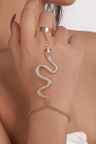 Alloy Spider Butterfly Bracelet With Ring MOQ 5pcs