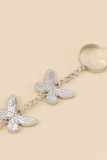 Alloy Spider Butterfly Bracelet With Ring MOQ 5pcs