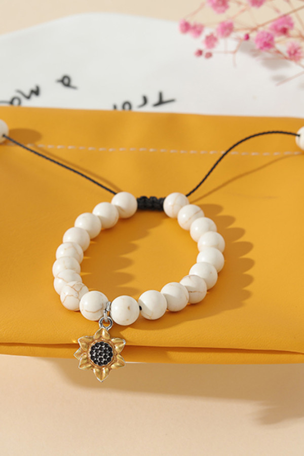 Sunflower Beads Bracelet MOQ 5PCS