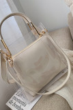 Clear PVC Square Crossbody Bag MOQ 3pcs