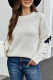 Letter A Print Knitting Pullover Sweater