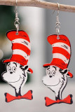 Cartoon Wood Earrings