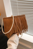 Beads Chain Tassle Crossbody Bag
