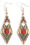 Boho DIamond Turquoise Earrings