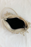 Beads Chain Tassle Crossbody Bag