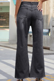 Ripped Distressed Flare Jeans