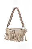 Tassel Zipper Crossbody Bag