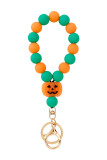 Halloween Bead Pumpkin Bracelet
