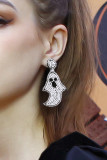 Halloween Beads Ghost Earrings