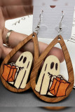 Halloween Wood Earrings
