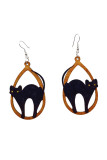 Halloween Wood Earrings