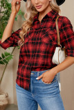 Buffalo Plaid Button Up Flannel Shirt