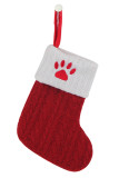 Cable Knit Christmas Socking MOQ 3pcs
