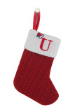 Cable Knit Christmas Socking MOQ 3pcs