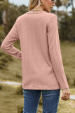 Jacquard Button Knitting Sweater