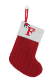 Cable Knit Christmas Socking MOQ 3pcs