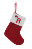 Cable Knit Christmas Socking MOQ 3pcs