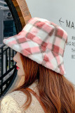 Plaid Fluffy Fish Hat MOQ 3pcs