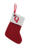 Cable Knit Christmas Socking MOQ 3pcs