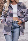 Aztec Print Button Up Shacket