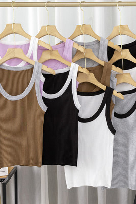 Plain Rib Tank Top