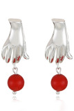 Turquoise Hands Earrings MOQ 5PCs