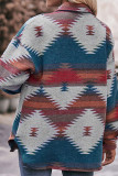 Aztec Print Button Up Shacket