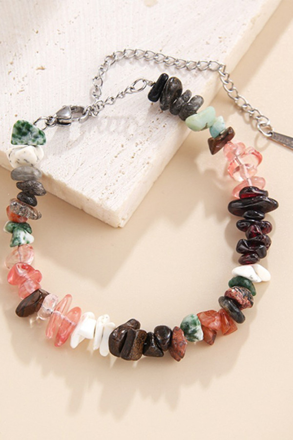 Multicolor Stones Bracelet MOQ 5pcs