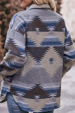 Aztec Print Button Up Shacket