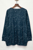 Merry Christmas Bleached Print Plus Size Top